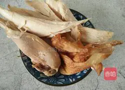 Fat-reducing and slimming salad Illustration of how to make bitter chrysanthemum with chicken shreds 1