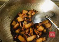 Illustration of braised pork stew 5