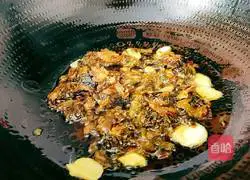 Agaric sauerkraut vermicelli old Illustration of how to make duck soup 9