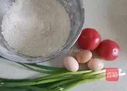 Illustration of how to make tomato and egg dumplings 1