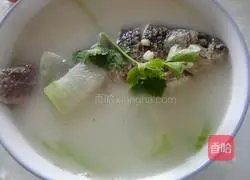 Winter Melon, Job's Tears and Crucian Carp Soup Recipe Illustration 6