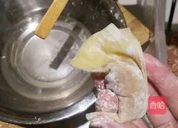 Illustration of how to wrap wontons 4