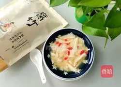 Illustration of how to make yuba and barley sugar water 8