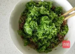 Illustration of how to make pork and radish dumplings 7