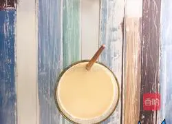 Illustration of how to make low-calorie peach gum milk tea 7