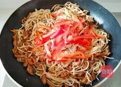 Illustration of Yangzhou dried shredded fried pork shreds 12