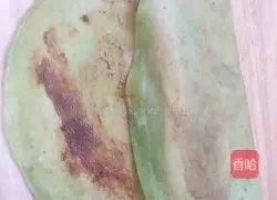 Illustration of how to make spinach juice spring cake 15