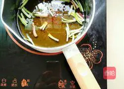 Illustration of how to make scallion noodles 3