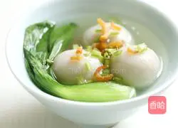 Illustration of how to make salty glutinous rice balls 18