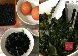 Pork belly, kelp, sprout and egg drop soup recipe 1