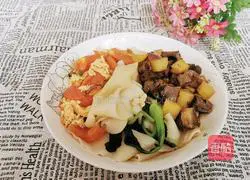 Illustration of how to make double biangbiang noodles 8