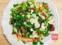 Illustration of how to make oily trousers and noodles (one of the eight weird things in Shaanxi) 13