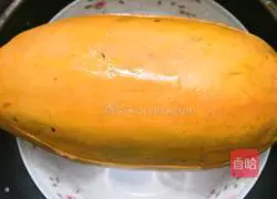 Illustration of how to make papaya stewed with peach gum 10