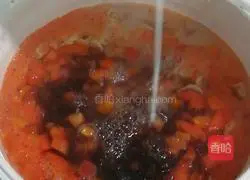 Illustration of tomato, seaweed and egg drop soup 6