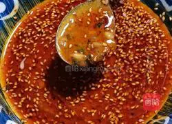 Illustration of making sesame cold noodles 7