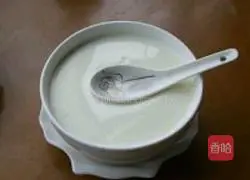 Illustration of how to mix red bean and ginger with milk 6