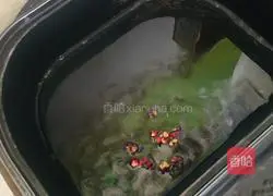 Illustration of how to make fried pork face with lotus vegetables 1