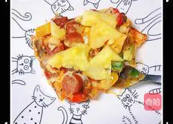 Illustration of how to make Hawaiian fruit pizza 14