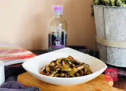 Illustration of how to make fried mushrooms 16