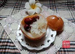 # steamed vegetables#Illustration of how to make Rock Sugar Tremella Woxueli 1