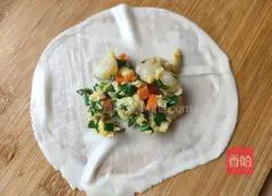 Illustration of making lucky bag bags 11