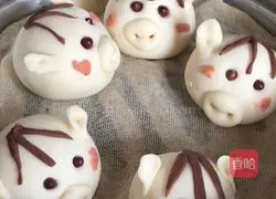 Illustration of how to make three-haired piglets 18