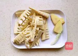 Illustration of how to make bamboo shoots and duck soup 2