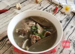 Illustration of how to make mutton soup 14