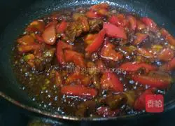 Illustration of how to make diced tomato noodles 8