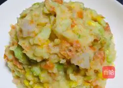 Milk Shrimp and Mashed Potato Salad Recipe Illustration 4 