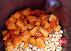 Illustration of how to make pumpkin soy milk 3