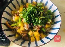 Illustration of how to make mutton and buckwheat noodles 14