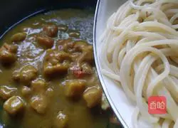 Japanese Curry Chicken Pasta Recipe Illustration 9