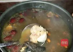 Illustration of how to make octopus soup with bones 5