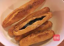 Handmade snacks - sesame sandwich crispy strips recipe 8