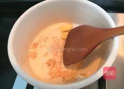 Shredded radish Illustration of how to make shrimp soup 6