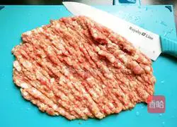 Illustration of how to make fresh meat wontons with tomato sauce 2