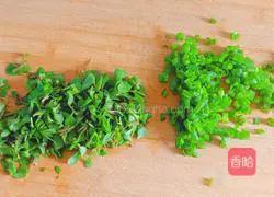 Illustration of how to make purslane egg pancakes 3