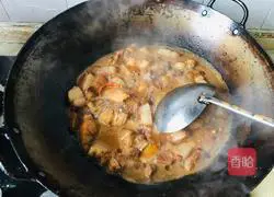 Illustration of braised pork stew 7