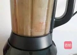 Illustration of how to make red dates, walnuts and black sesame paste 3