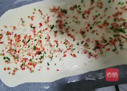 Illustration of how to make red pepper and ham sausage rolls 14