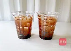 Illustration of how to make Brown Sugar Pearl Raw Coconut Latte 4