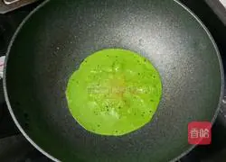 celery Illustration of how to make sesame egg pancake 9