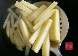 Illustration of how to make French fries 6