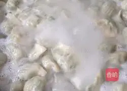 Illustration of how to make snowflake wheat flour vegetarian dumplings 13