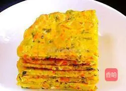 Vegetable egg pancake recipe 8