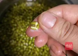 Illustration of how to make mung bean paste 2