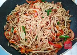 Illustration of Yangzhou dried shredded fried pork shreds 15