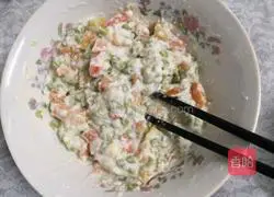 Illustration of how to make pastoral vegetable cakes 12