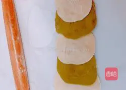 Illustration of how to make Matcha Rose Buns 7